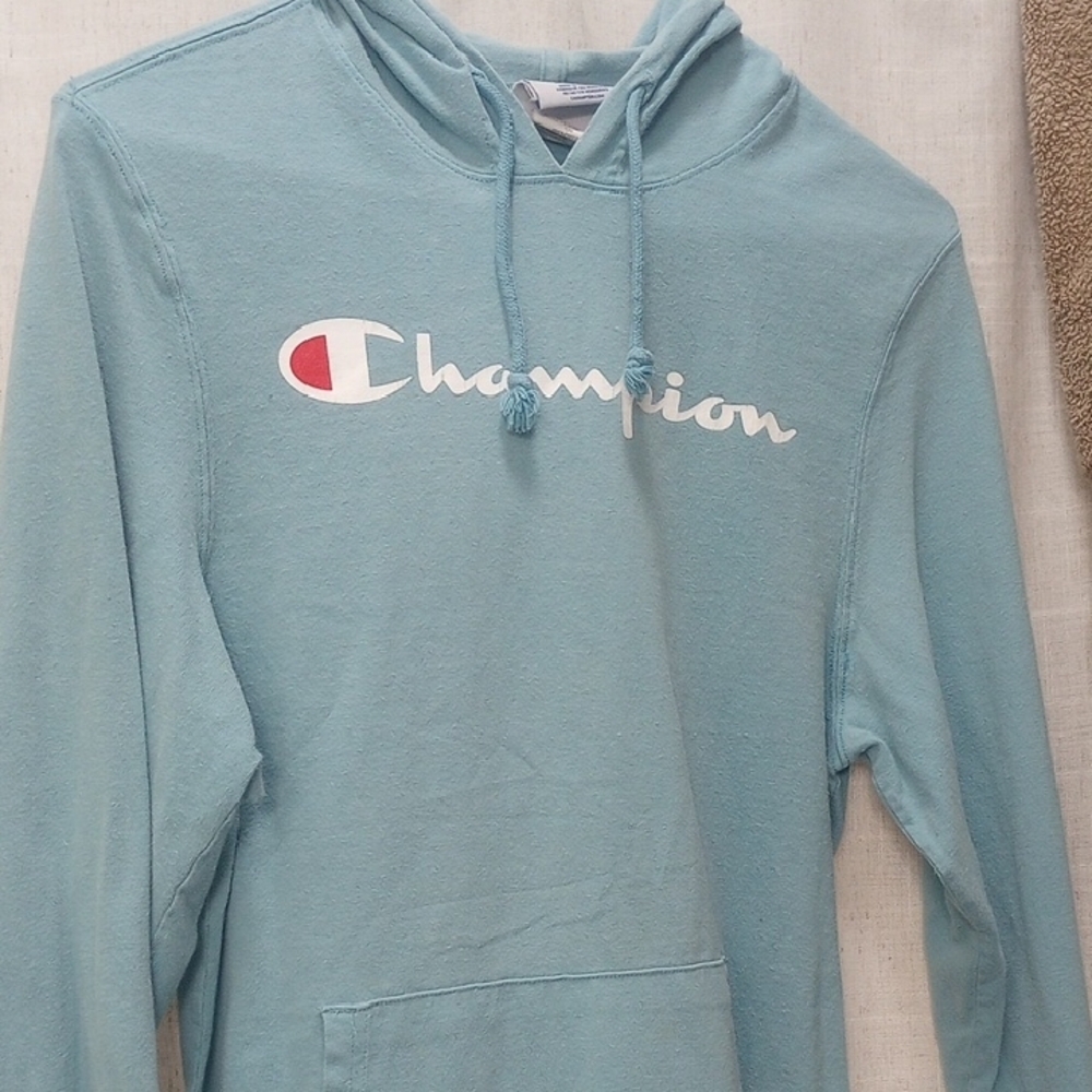 Champion Blue Hoodie Men's Size Small Hoodie